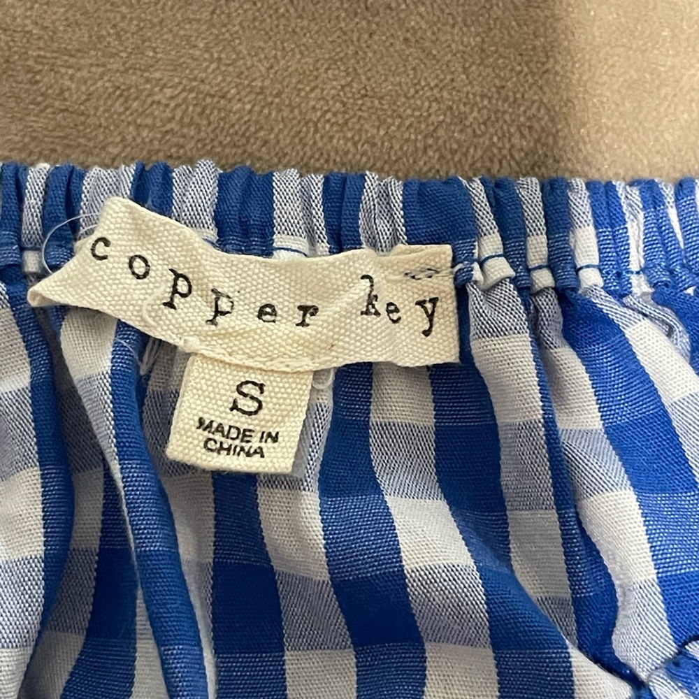Copper Key Matching Set Blue & White Gingham - Picture 16 of 16